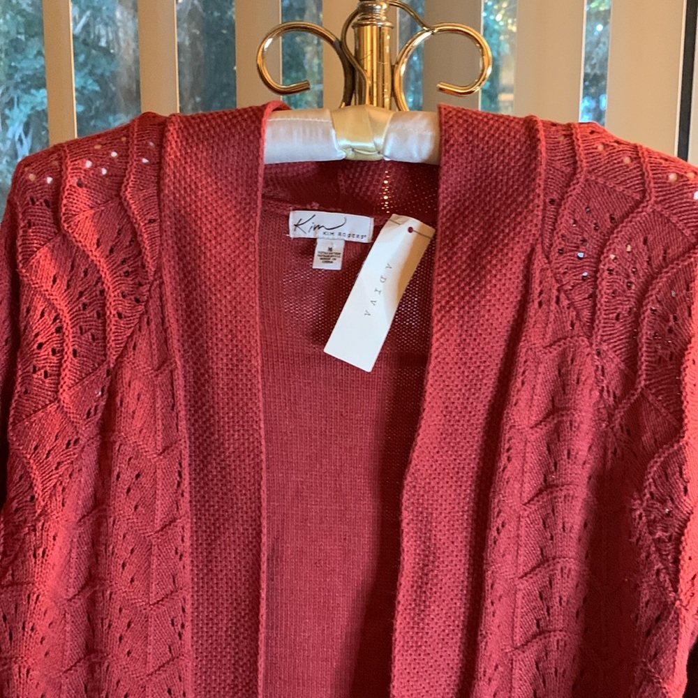 NWT KIM ROGERS sweater coat - Picture 3 of 8